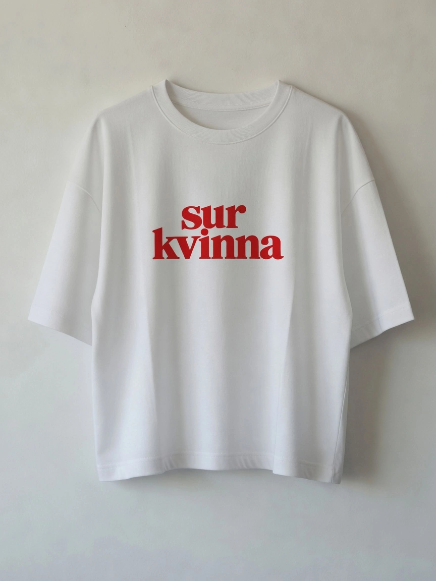 Framsida – sammanhängande hals och axlar – boxy-women-serif